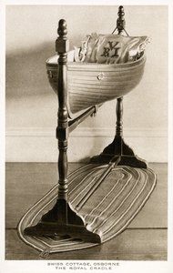 The Royal Cradle، Swiss Cottage، Osborne House، Isle of Wight، c.1893 (wood)