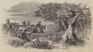The Royal Hounds (engraving) بواسطة مدرسة اللغة الإنجليزية