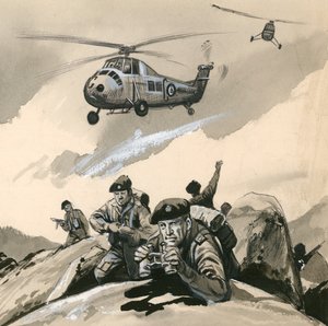 المغاوير البحرية الملكية في وضع صعب في 1960s بواسطة مدرسة اللغة الإنجليزية