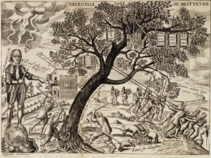 The Royal Oak of Britain ، من "التاريخ الكامل للاستقلال". على البرلمان 