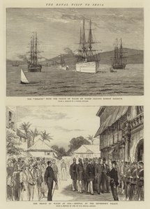 The Royal Visit to India (engraving) بواسطة مدرسة اللغة الإنجليزية