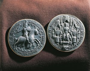 The Seal of King Edward III of England (metal) بواسطة مدرسة اللغة الإنجليزية