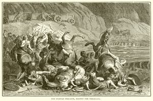 Spartan Phalanx ، ضد التراقيين بواسطة مدرسة اللغة الإنجليزية