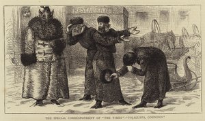 The Special Correspondent of the "The Times", "Pojalusta, Gospodin" (engraving) بواسطة مدرسة اللغة الإنجليزية