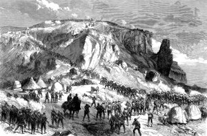 اقتحام مجدلا ، في عيد الفصح ، 13 أبريل 1868 ، من البعثة البريطانية إلى الحبشة ، 1868 بواسطة مدرسة اللغة الإنجليزية