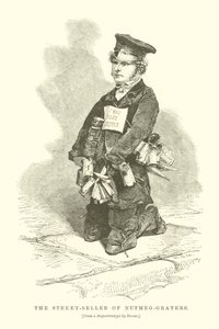 بائع جوزة الطيب في الشارع (نقش) بواسطة مدرسة اللغة الإنجليزية