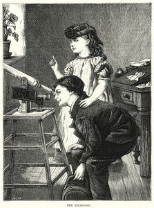 The Telescope (engraving) بواسطة مدرسة اللغة الإنجليزية