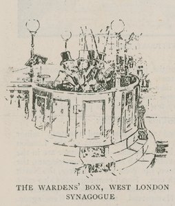 The Wardens Box ، كنيس غرب لندن بواسطة مدرسة اللغة الإنجليزية