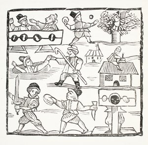 مسافر ويلش ، أو ويلشمان المؤسف بواسطة همفري كورنيش ، توضيح من كتب الفصل الثاني عشر للكاتب جون أشتون ، حانة. 1882 بواسطة مدرسة اللغة الإنجليزية