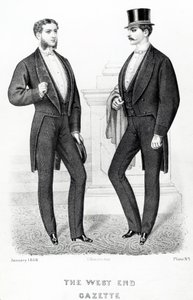 جريدة ويست إند ، مصمم الأزياء الإنجليزي ، 1868 بواسطة مدرسة اللغة الإنجليزية