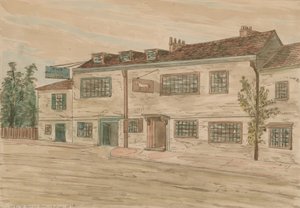 البيت العام White Horse Inn في تشيلسي (مرحاض على ورق) بواسطة مدرسة اللغة الإنجليزية