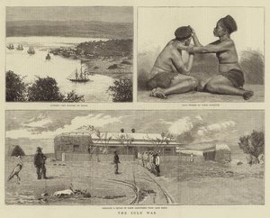 The Zulu War (engraving) بواسطة مدرسة اللغة الإنجليزية