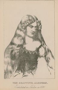 البياض الجميل الذي عرض في لندن عام 1810 بواسطة مدرسة اللغة الإنجليزية