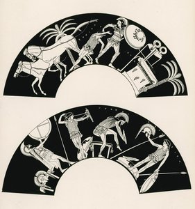 موت ترويلوس (نقش) بواسطة مدرسة اللغة الإنجليزية