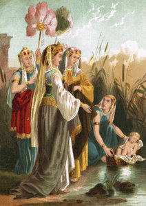 العثور على موسى بواسطة مدرسة اللغة الإنجليزية