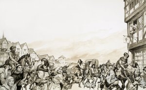 شوارع لندن الكريهة في العصور الوسطى بواسطة مدرسة اللغة الإنجليزية