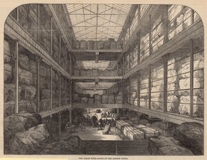 أرضية الصوف العظيمة في London Docks بواسطة مدرسة اللغة الإنجليزية