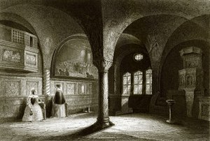 الجزء الداخلي من Wartburg Chapel بواسطة مدرسة اللغة الإنجليزية