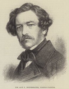 الراحل F Winterhalter ، رسام بورتريه (نقش) بواسطة مدرسة اللغة الإنجليزية