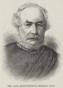 الراحل اللواء Boileau FRS (نقش) بواسطة مدرسة اللغة الإنجليزية