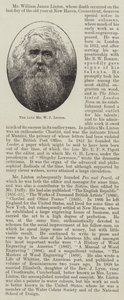 الراحل السيد WJ Linton (نقش) بواسطة مدرسة اللغة الإنجليزية