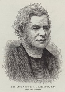 القس الراحل J S Howson ، DD ، عميد تشيستر (نقش) بواسطة مدرسة اللغة الإنجليزية