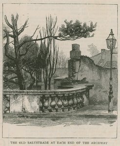 السور الجديد لمكافحة الانتحار في Highgate Archway: الدرابزين القديم في كل نهاية من الممر بواسطة مدرسة اللغة الإنجليزية