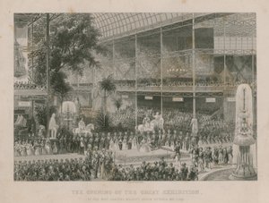 افتتاح المعرض العظيم من قبل صاحبة الجلالة ، الملكة فيكتوريا ، 1 مايو 1851 بواسطة مدرسة اللغة الإنجليزية
