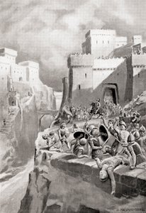 ثورة ميغارا ضد أثينا ، من Hutchinson History of the Nations ، حانة 1915 بواسطة مدرسة اللغة الإنجليزية