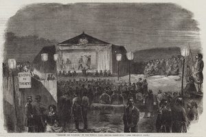 "Theatre des Zouaves," in the French Camp, before Sebastopol (engraving) بواسطة مدرسة اللغة الإنجليزية