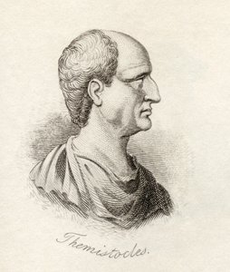 Themistocles ، من "قاموس كراب التاريخي" ، نشر عام 1825 بواسطة مدرسة اللغة الإنجليزية