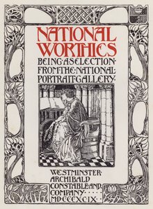Title-page illustration for National Worthies being a selection from the National Portrait Gallery بواسطة مدرسة اللغة الإنجليزية