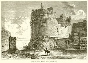 قبر Caecilia Metella ، على طريق أبيان