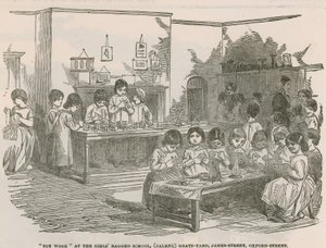 عمل لعبة في مدرسة البنات الوعرة ، (جمل) جرايز يارد ، شارع جيمس ، شارع أكسفورد بواسطة مدرسة اللغة الإنجليزية