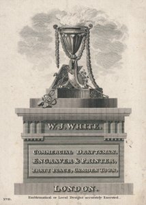 بطاقة تجارية ، WJ White بواسطة مدرسة اللغة الإنجليزية
