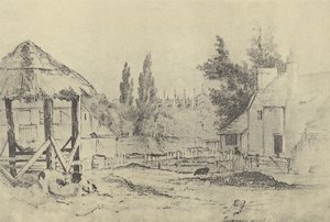 مزرعة Turners ، ج 1821 (الحفر) بواسطة مدرسة اللغة الإنجليزية