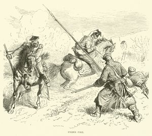 تحت النار ، سبتمبر 1870 بواسطة مدرسة اللغة الإنجليزية