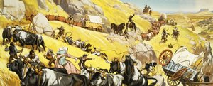 مشهد الغرب المتوحش غير معروف. درب أوكلاهوما بواسطة مدرسة اللغة الإنجليزية