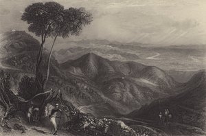 وادي الدون، جبال الهيمالايا (نقش) بواسطة مدرسة اللغة الإنجليزية