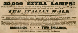 حدائق فوكسهول ، لندن: The Italian walk بواسطة مدرسة اللغة الإنجليزية