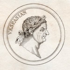فيسباسيان ، من "قاموس كراب التاريخي" ، نُشر عام 1825 بواسطة مدرسة اللغة الإنجليزية