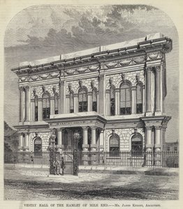 Vestry Hall of the Hamlet of Mile End (نقش) بواسطة مدرسة اللغة الإنجليزية