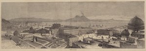 View of Naples (engraving) بواسطة مدرسة اللغة الإنجليزية