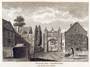 منظر لبوابة وينشياب ، 1784 بواسطة مدرسة اللغة الإنجليزية