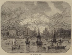 View of the Mole, Gaeta (engraving) بواسطة مدرسة اللغة الإنجليزية