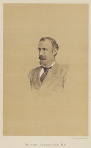 Viscount Folkestone، MP (litho) بواسطة مدرسة اللغة الإنجليزية