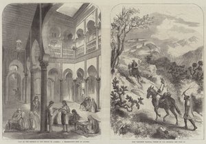 زيارة امبراطور الفرنسيين للجزائر (نقش) بواسطة مدرسة اللغة الإنجليزية
