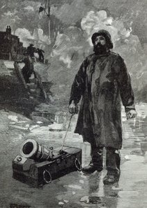 انتظار الإشارة من "وقت الفراغ" ، 1888 بواسطة مدرسة اللغة الإنجليزية