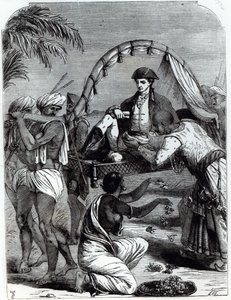 وارن هاستينغز (1732-1818) في الهند عام 1784 بواسطة مدرسة اللغة الإنجليزية