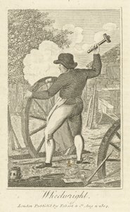 Wheelwright (engraving) بواسطة مدرسة اللغة الإنجليزية
